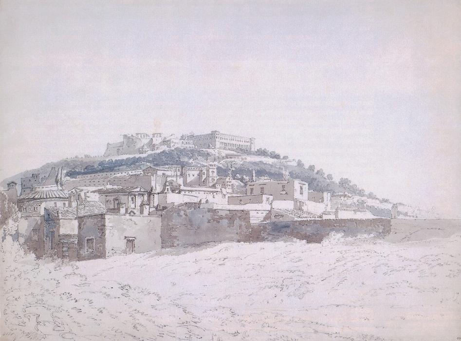 View Of Monte Casino (after J.r.cozens) — Thomas Girtin
