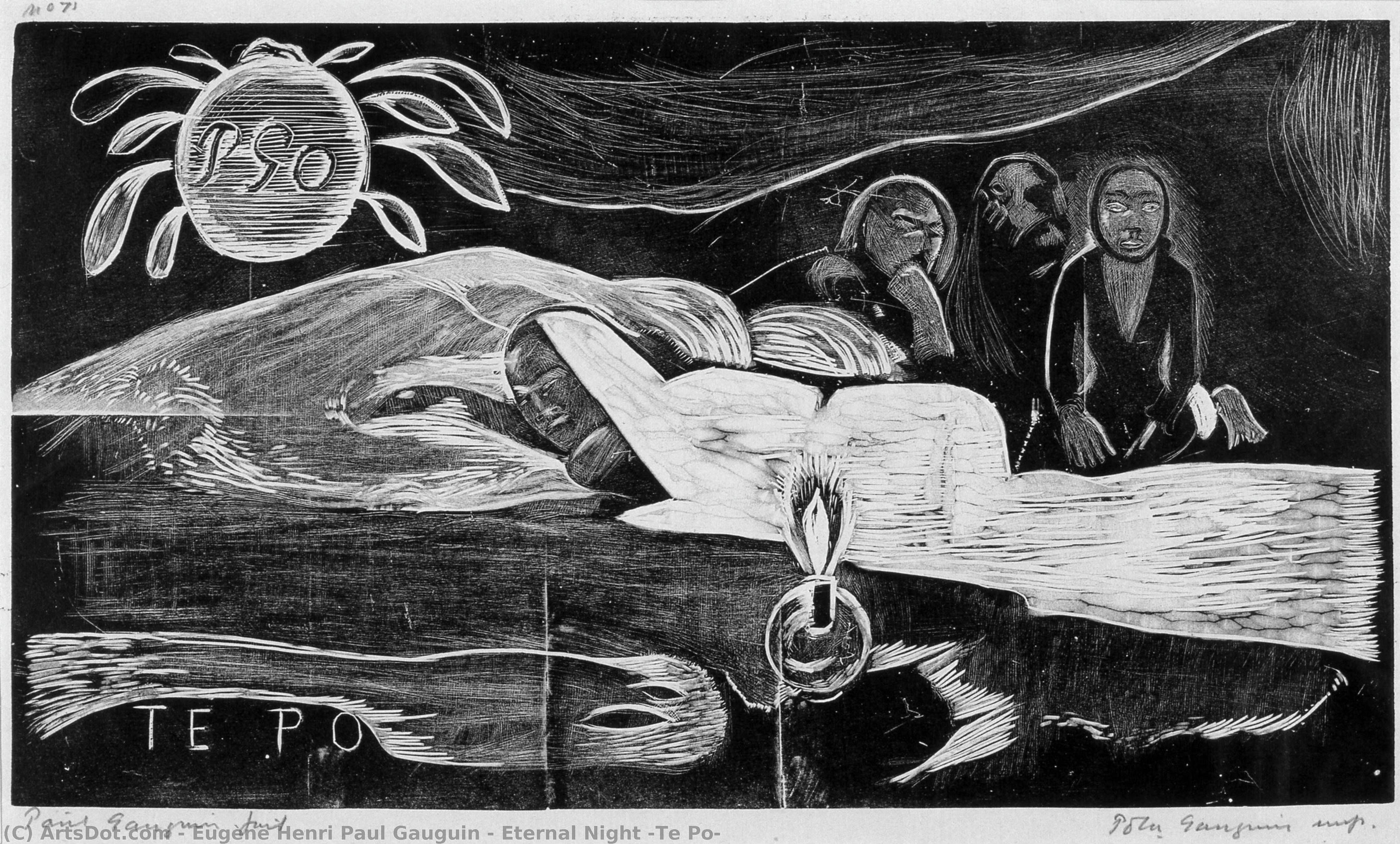 Eternal Night (te Po) — Eugène Henri Paul Gauguin