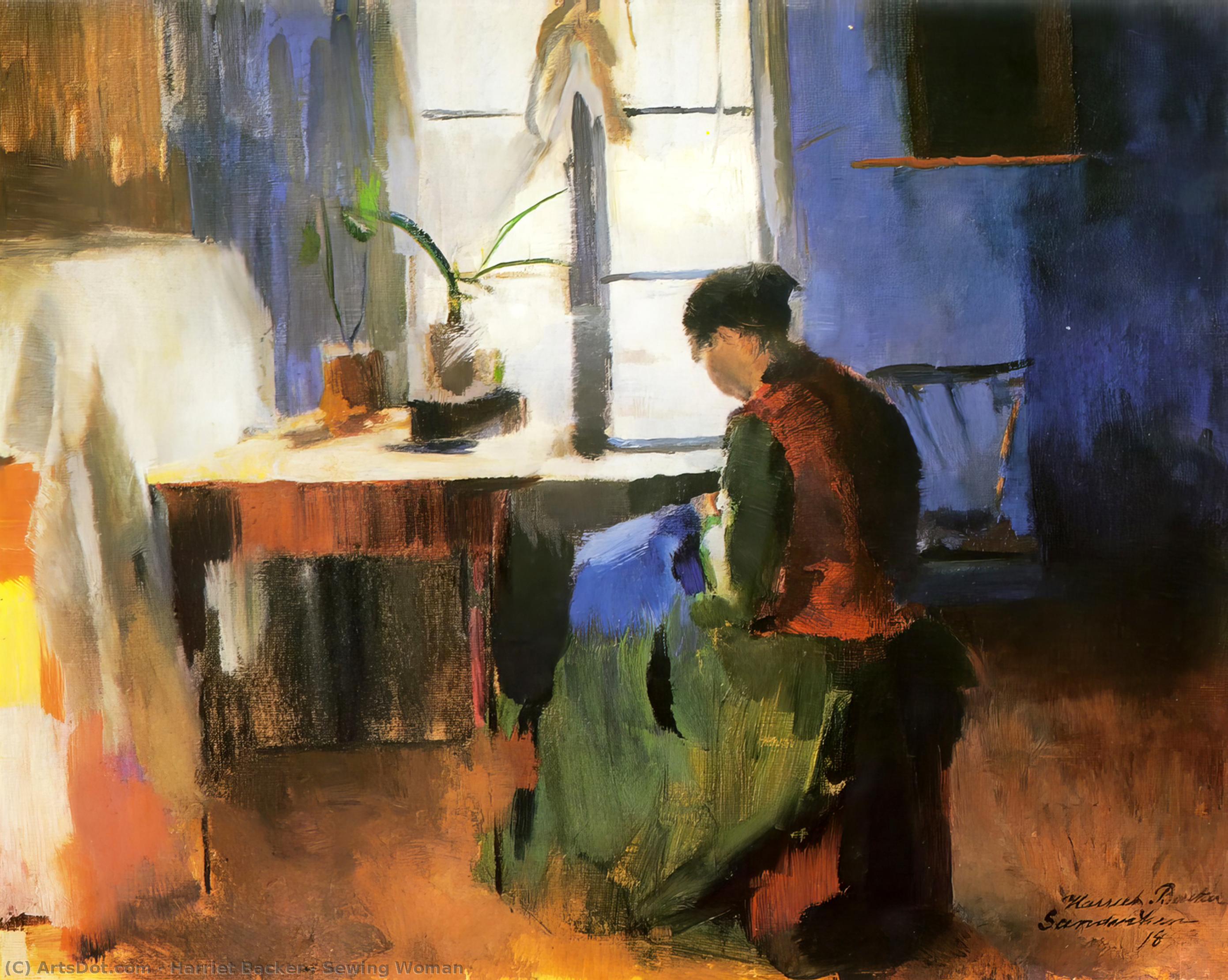Sewing Woman — Гаретти Бэкер