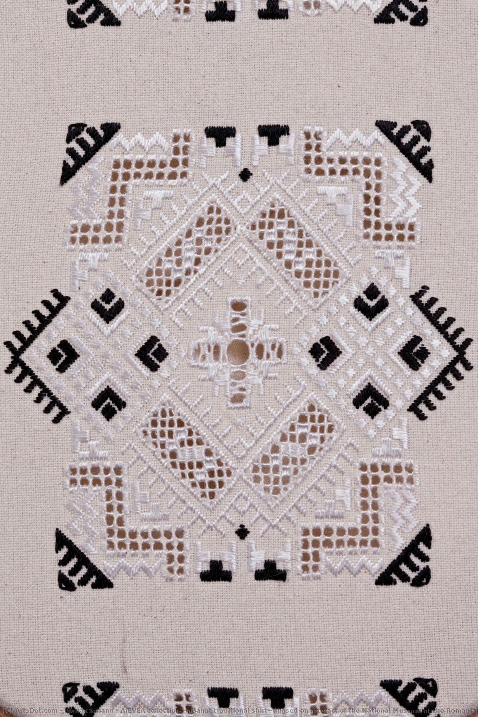 Aievea Collection; \nbanat Traditional Shirt;\nbased On Artefact Of The National Museum Of The Romanian Peasant — Diana Ciobanu