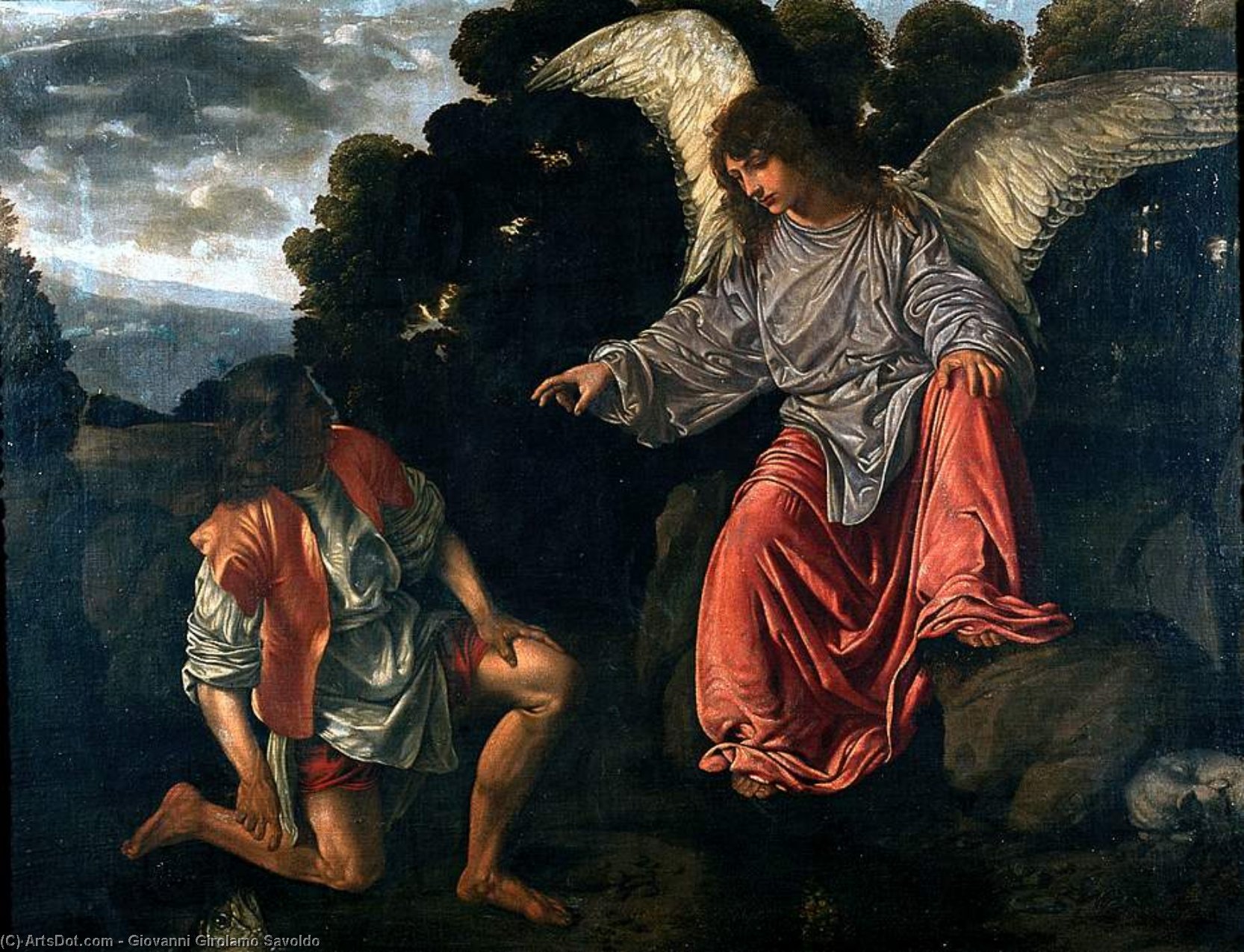 Tobias And Tha Angel, Borghese Gallery, Roma — Giovanni Gerolamo Savoldo
