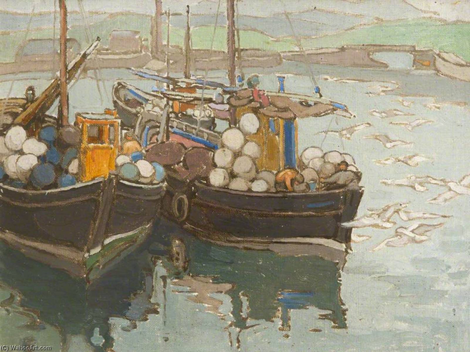 Fishing Boats — Georgina Moutray Kyle