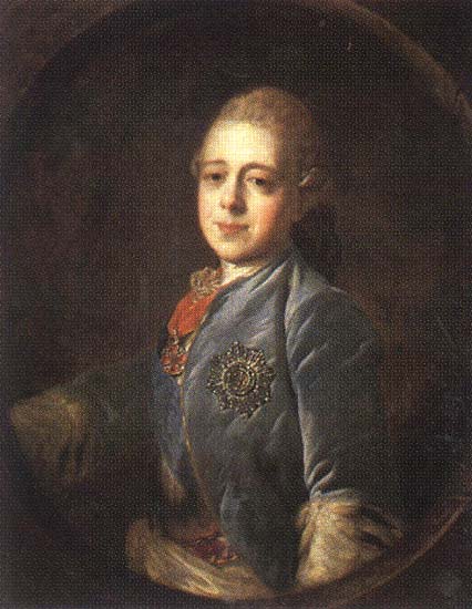 Portrait Of Emperor Paul I As A Child - — Fyodor Stepanovich Rokotov
