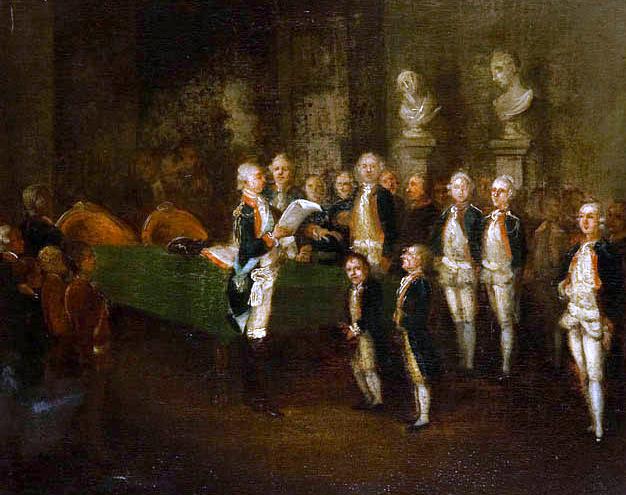English Prince Adam Kazimierz Czartoryski In Corps Of Cadets Polski Książę Adam Kazimierz Czartoryski W Szkole Rycerskiej — Jean Pierre Norblin De La Gourdaine
