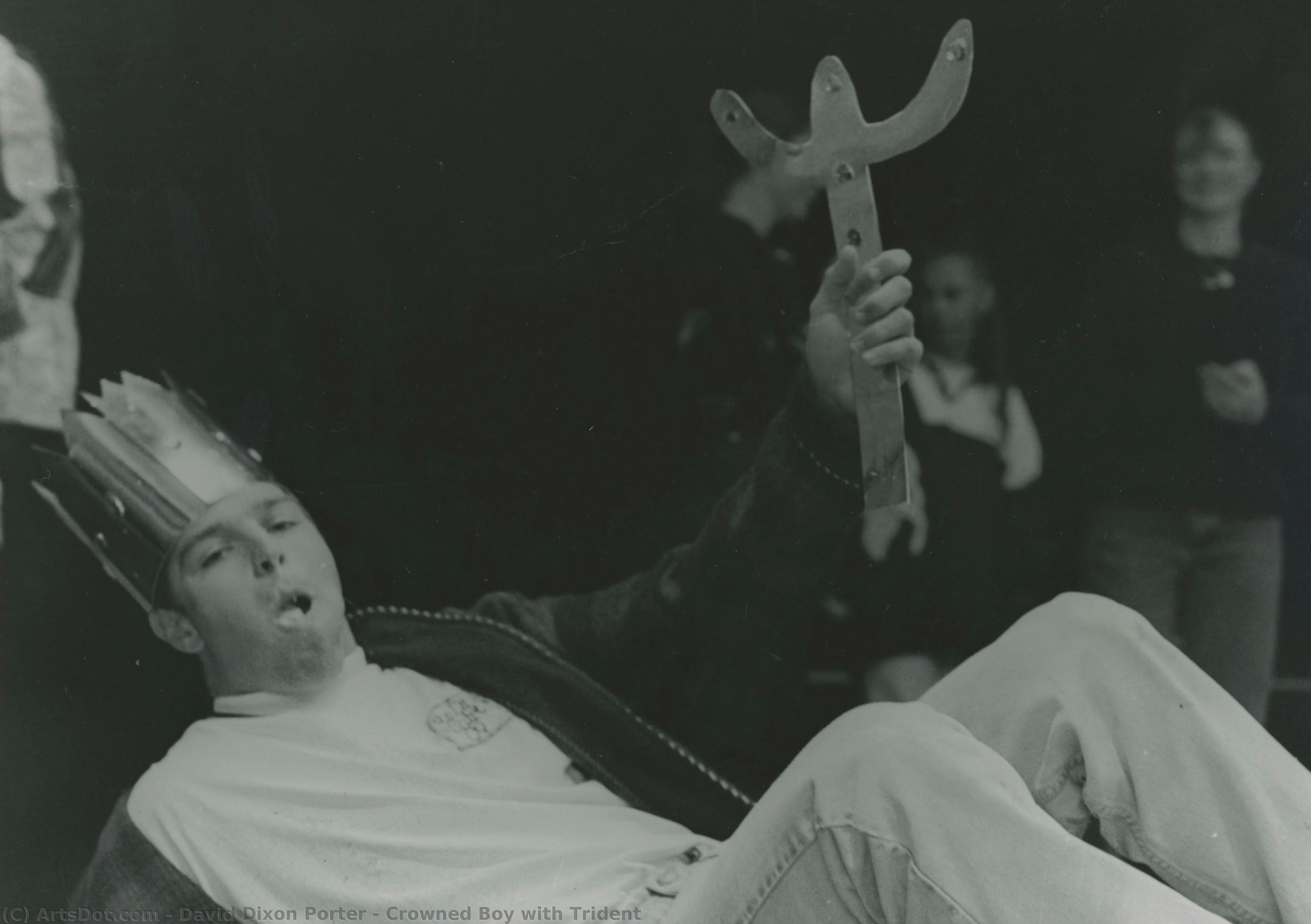 Crowned Boy With Trident — David Dixon Porter