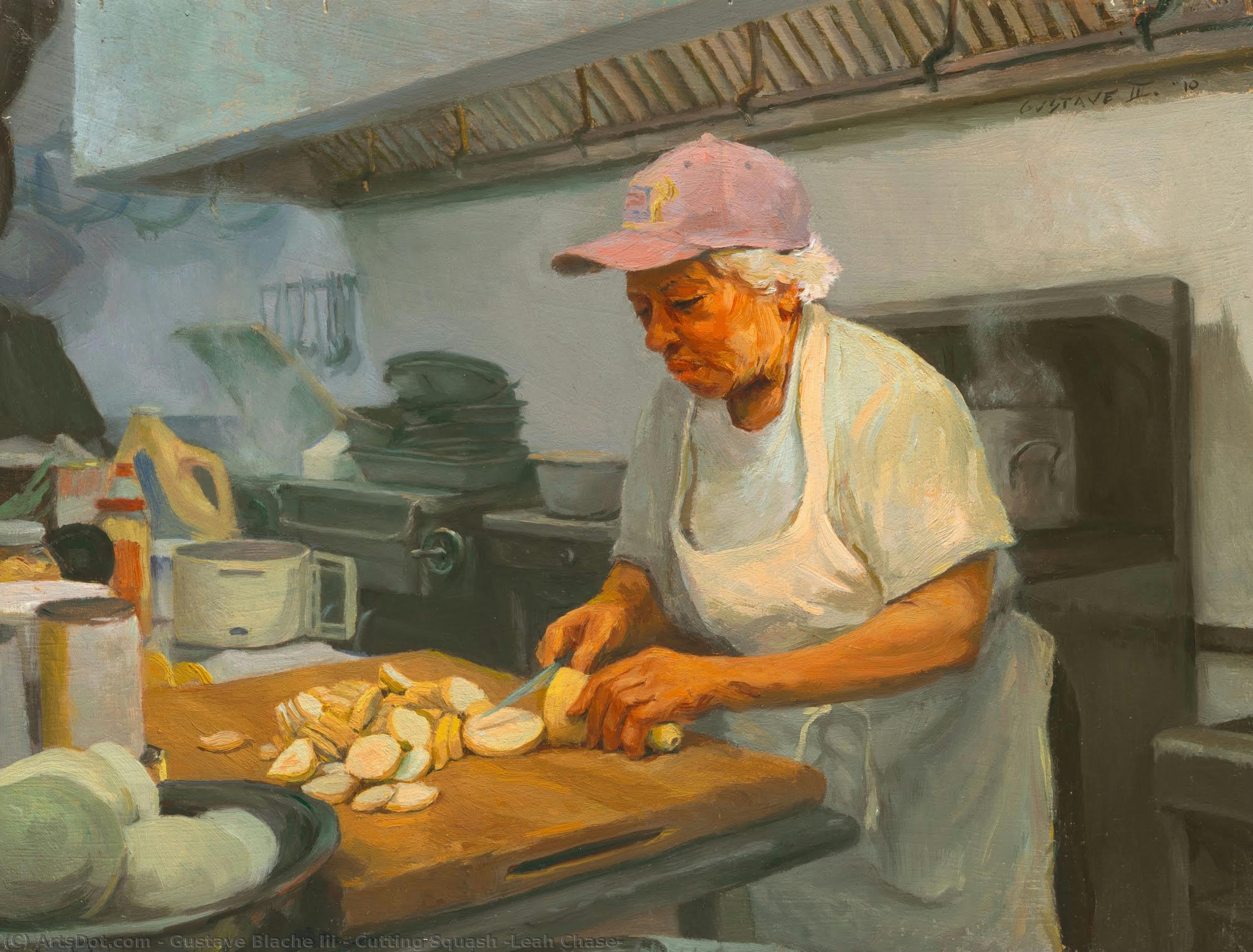 Cutting Squash (leah Chase) — Gustave Blache Iii