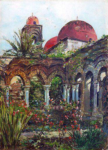 San Giovanni Degli Eremiti À Palerme (titre Inscrit) — Joseph-félix Bouchor
