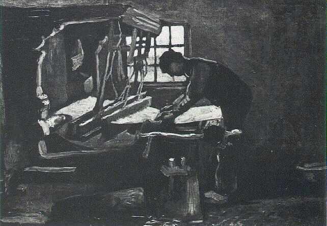 Weaver Arranging Threads — Vincent Willem Van Gogh