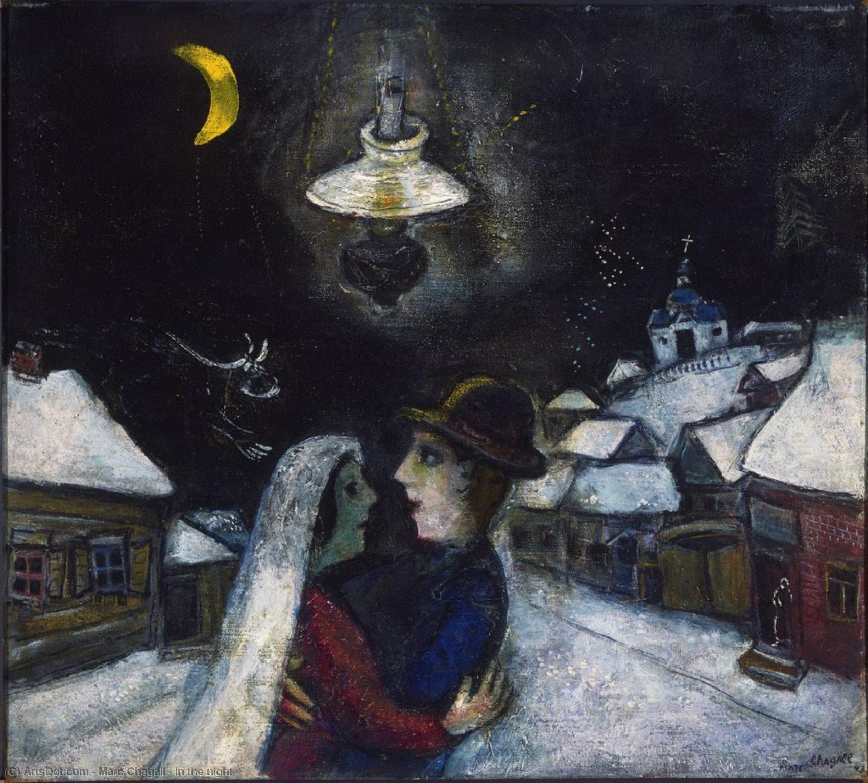 In The Night — Марк Шагал
