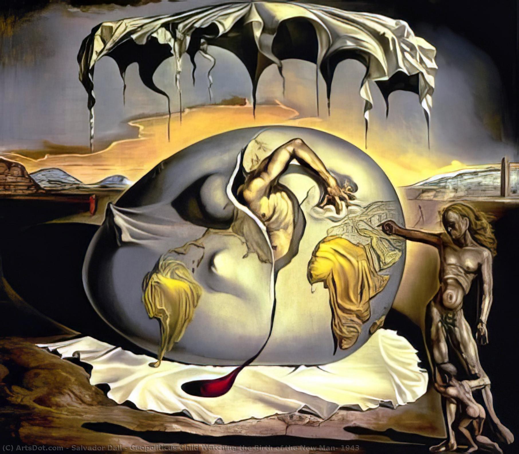 Geopoliticus Child Watching The Birth Of The New Man — Salvador Dalí