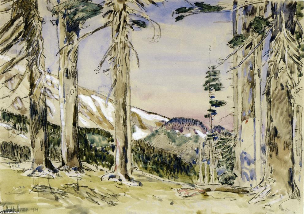 End Of Timberline, Mt. Hood — Frederick Childe Hassam