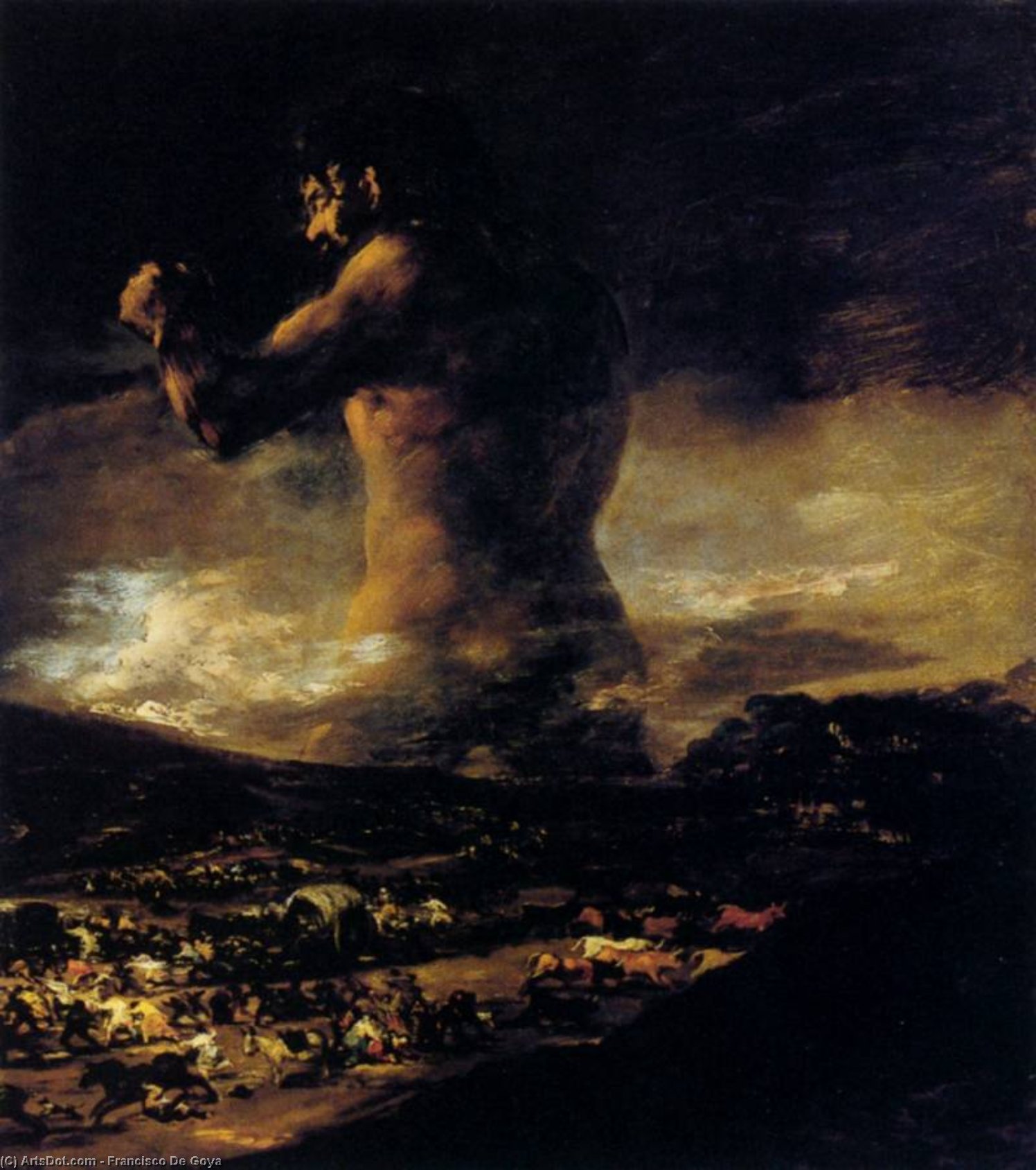 The Colossus — Francisco José De Goya Y Lucientes