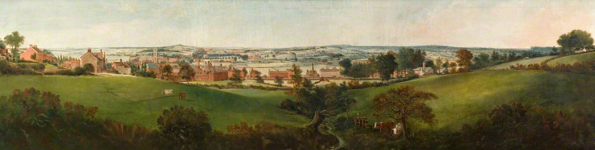 View Of Stoke From Penkhull — Henry Lark I Pratt