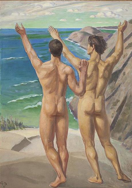 Naked Men At Sea — Georg Pauli