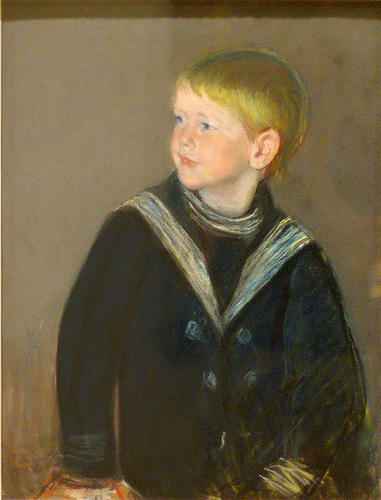 Sailor Boy. Portrait Of Gardner Cassatt As A Child — Mary Stevenson Cassatt