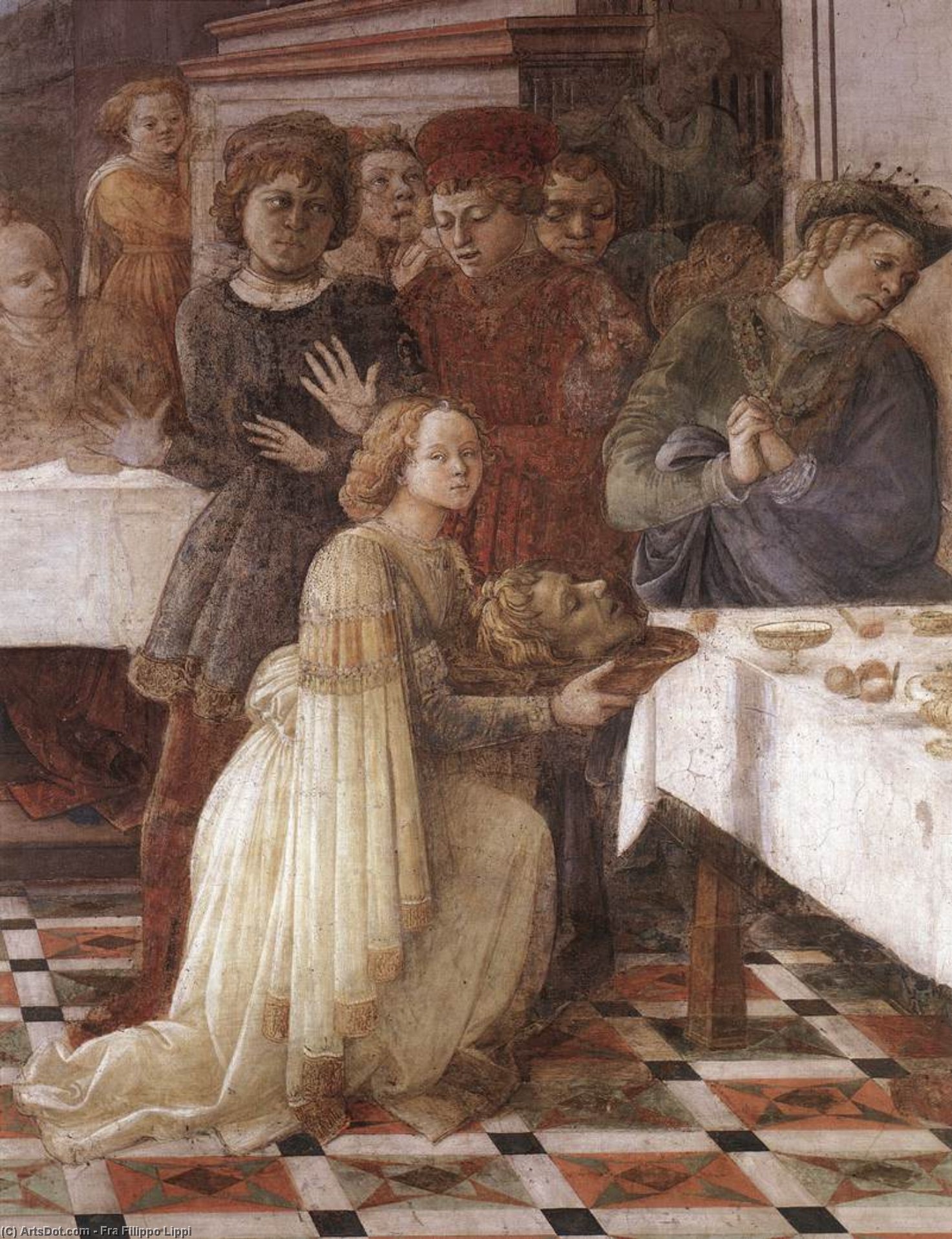 Prato-herod's Banquet (detail)2 — Filippo Di Tommaso Lippi