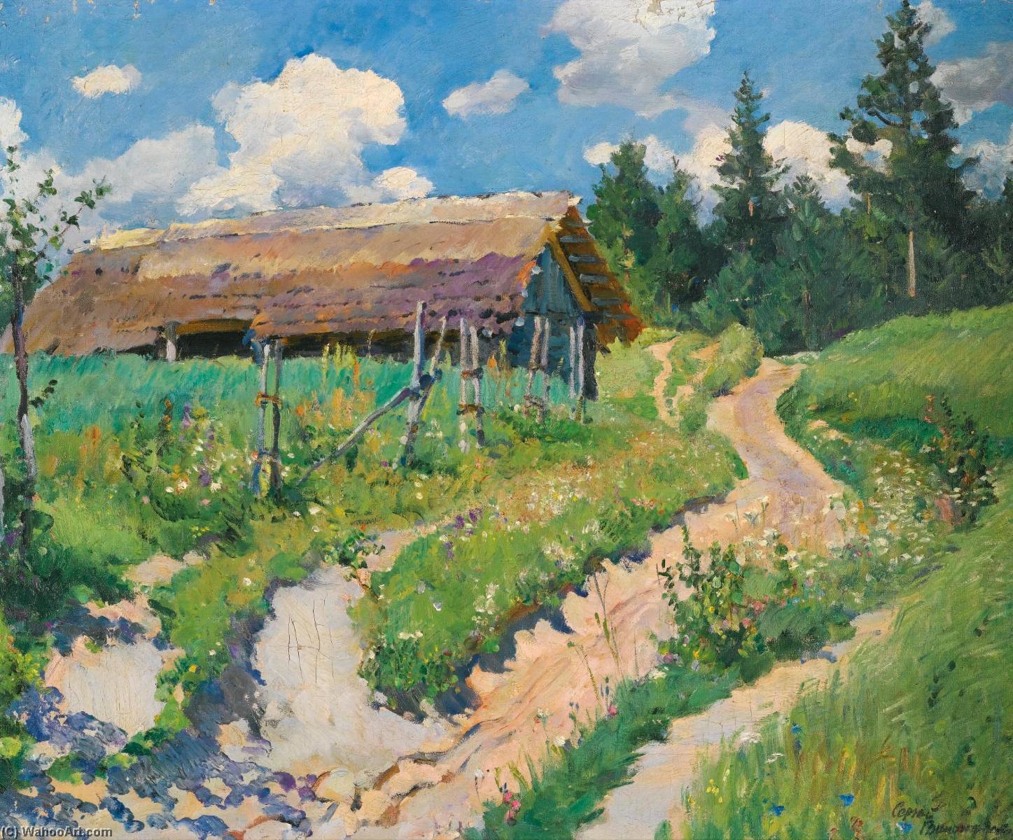 Country Road — Sergey Arsenievich Vinogradov