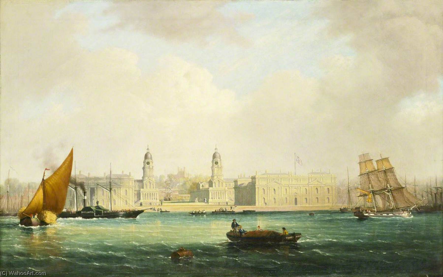 Greenwich Hospital From The North — Philip John Ouless