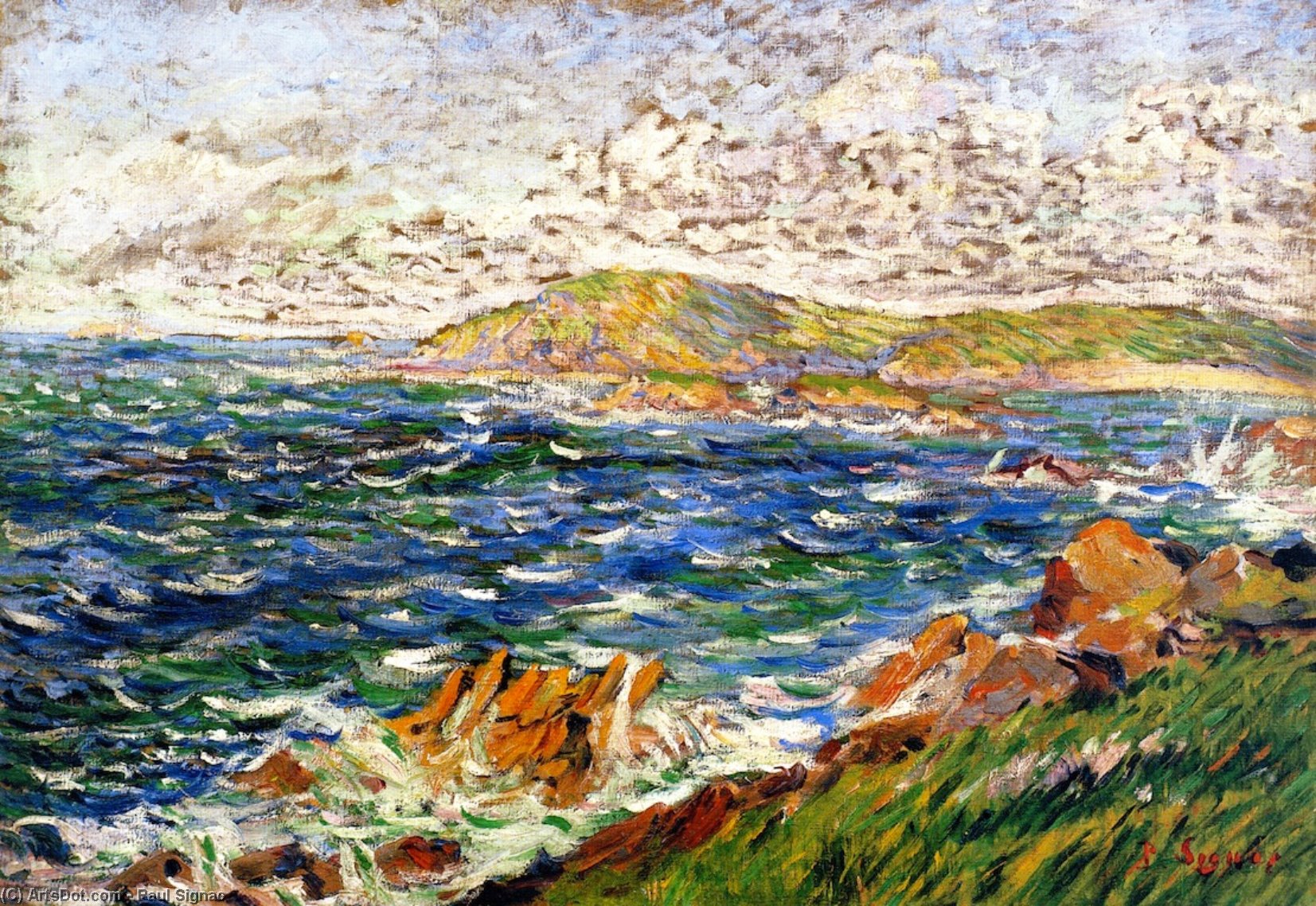 Still Northwest Breeze, Saint-briac — Paul Signac