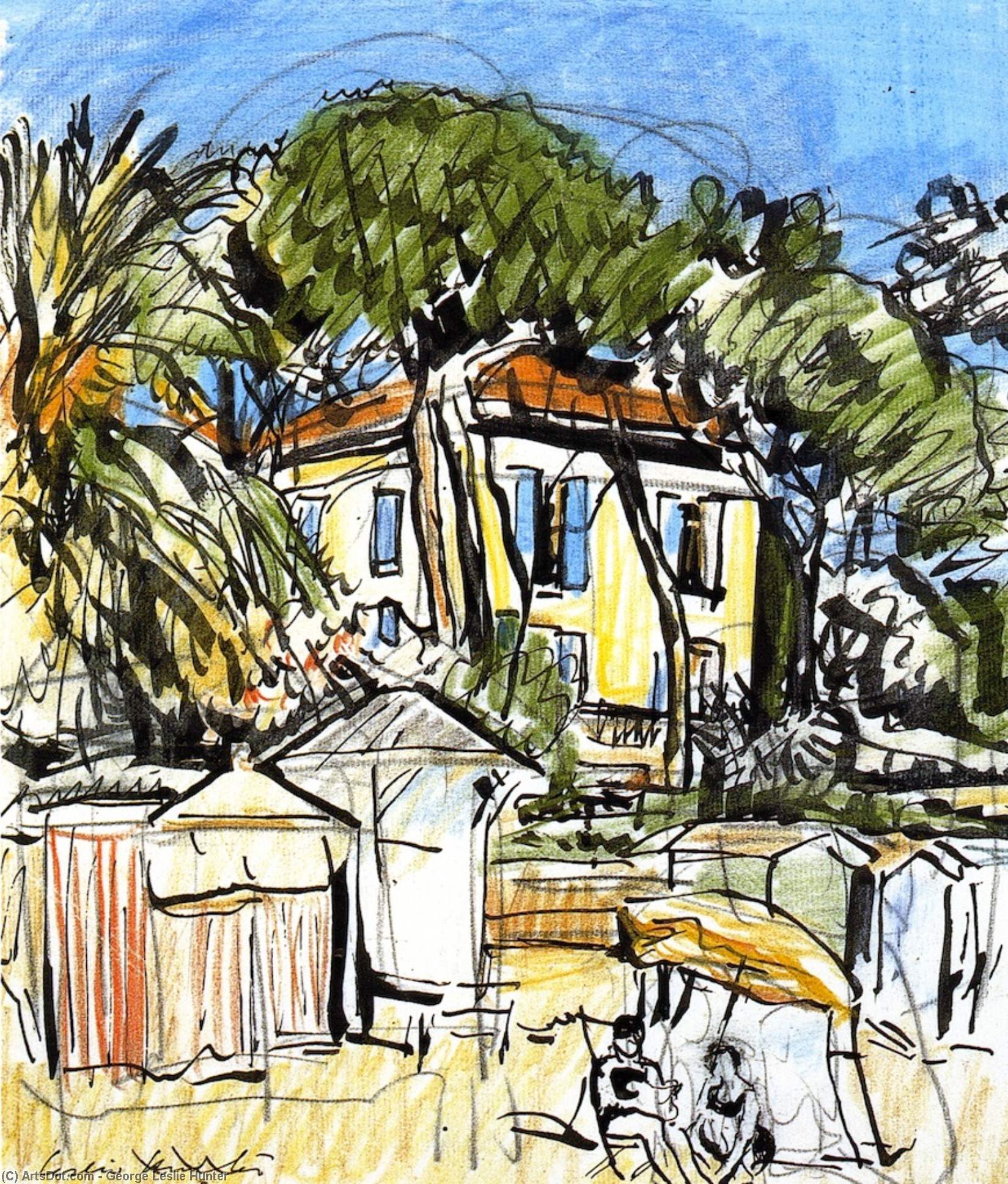 Juan-les-pins — George Leslie Hunter