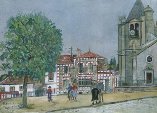 Ecouen (seine Et Oise) — Maurice Utrillo