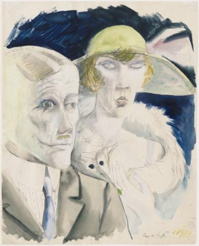 Café Couple — Otto Dix
