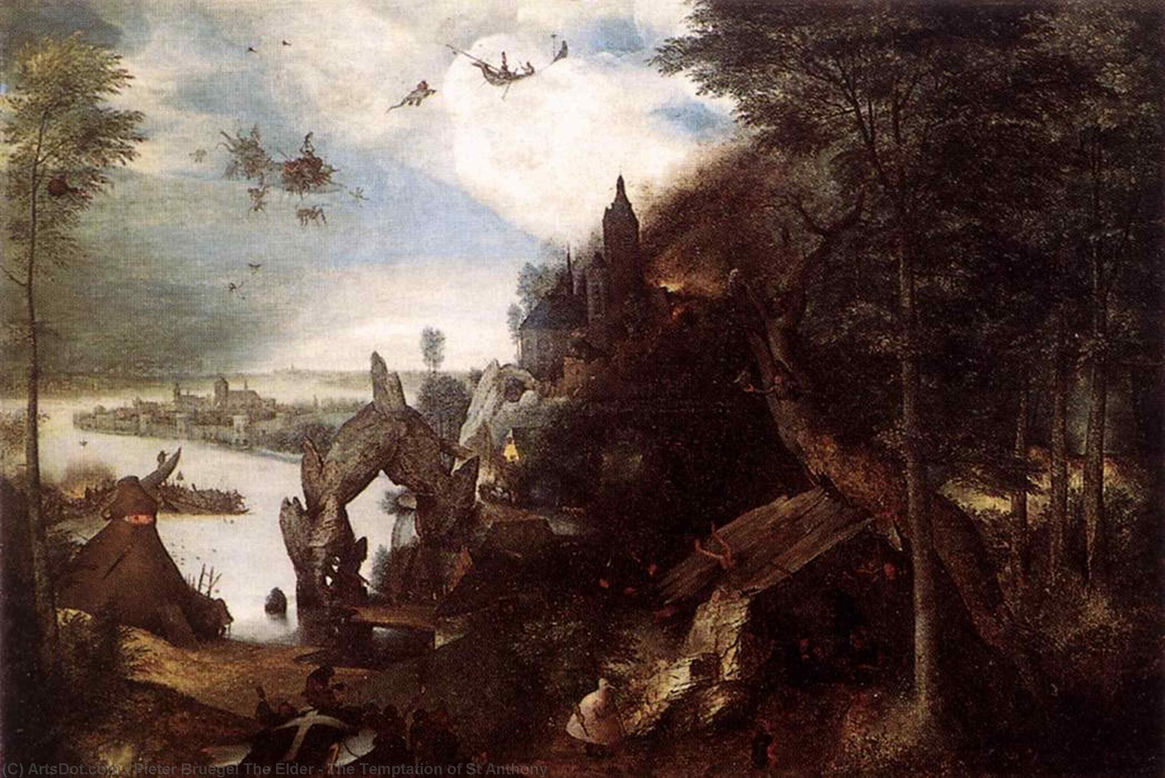 Die Versuchung Des Antonius — Pieter Bruegel Der Ältere