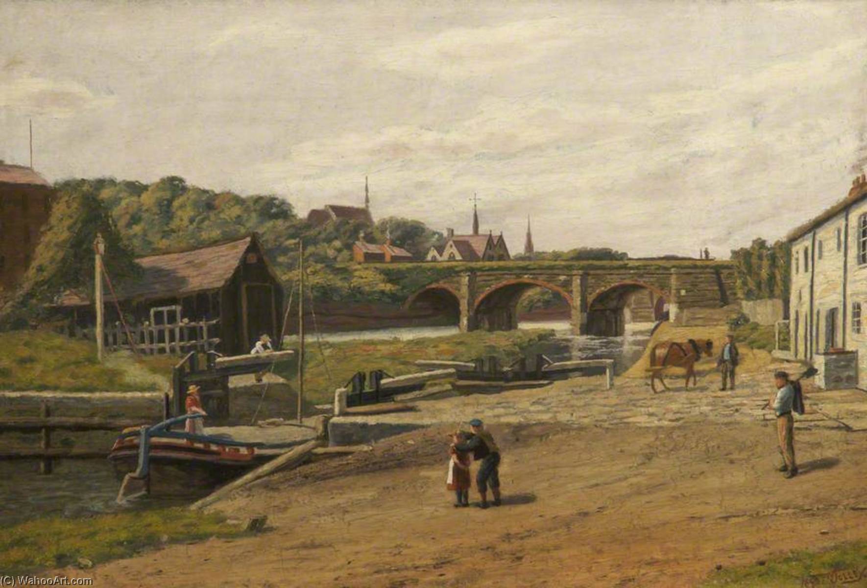 Barton Lock — William Worthington Jolley