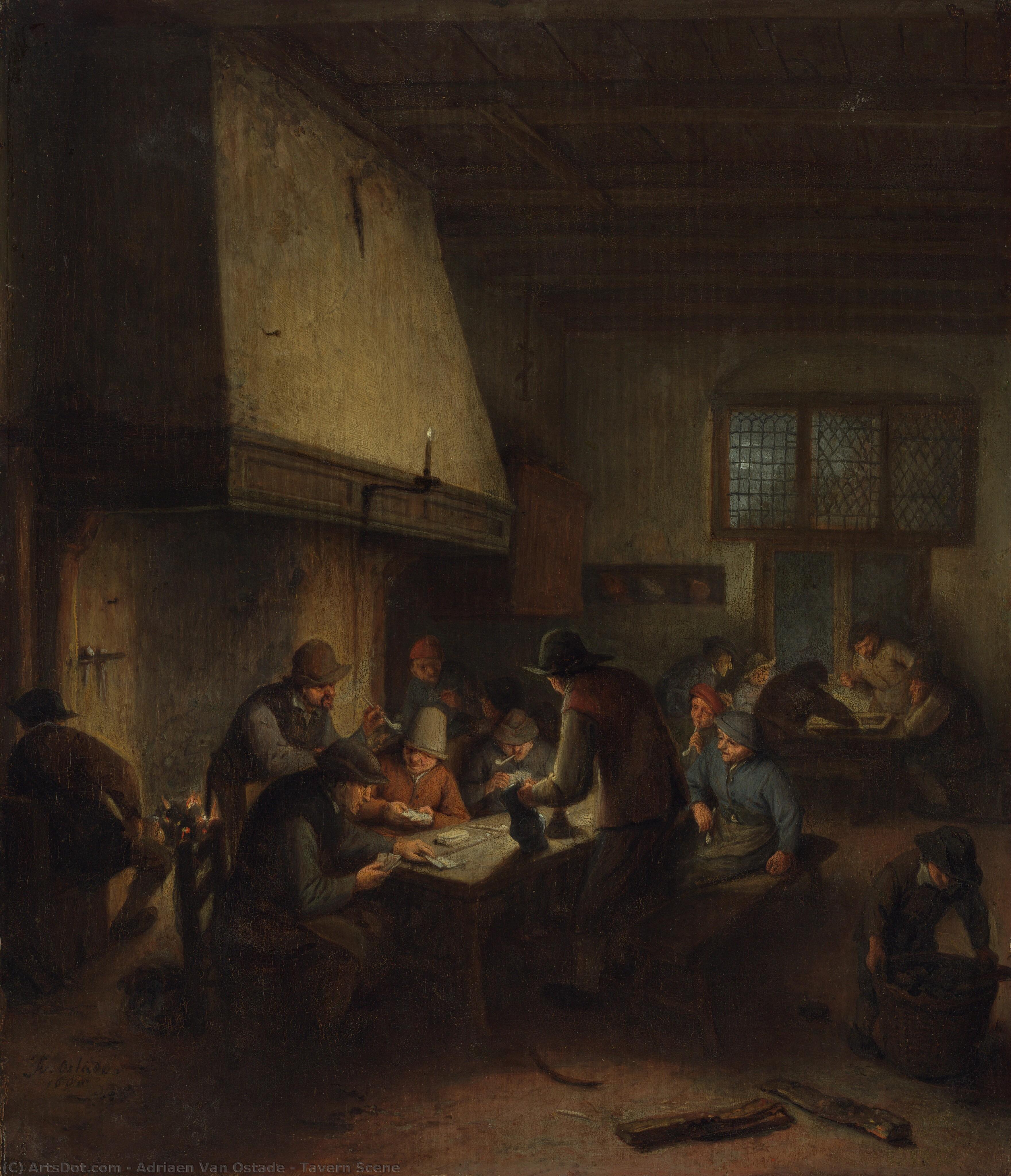 Tavern Scene — Адриаан Ван Остад
