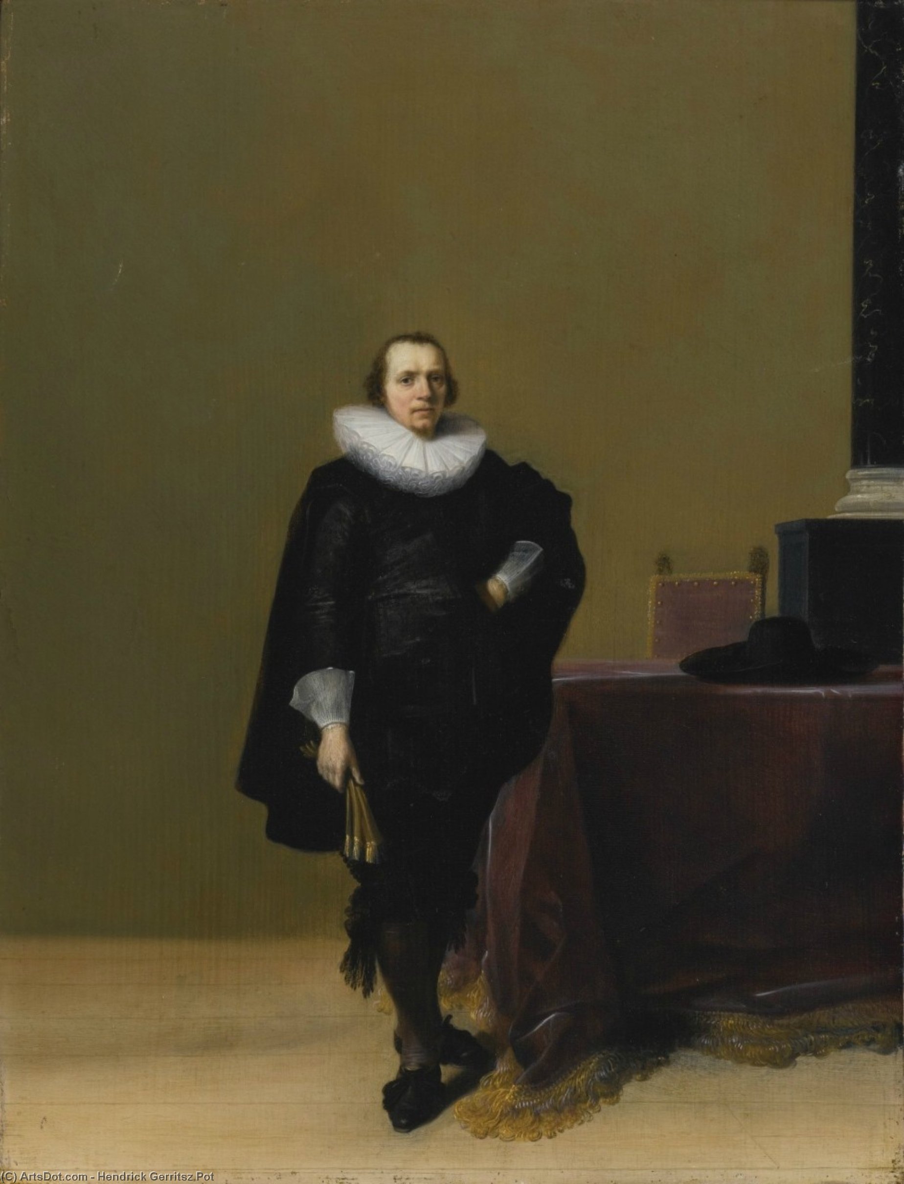 Portrait Jakob Van De Merckt — Hendrick Gerritsz Pot
