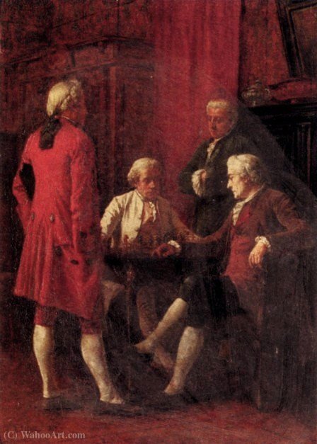 A Chess Game — Benjamin Eugène Fichel