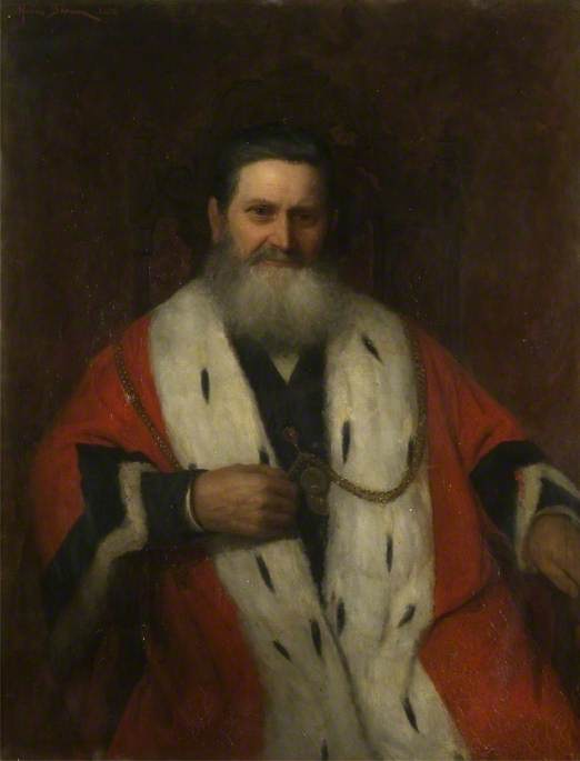 Alderman Joseph Gurney, Mayor Of Northampton (1875–1879) — Henry Harris Brown