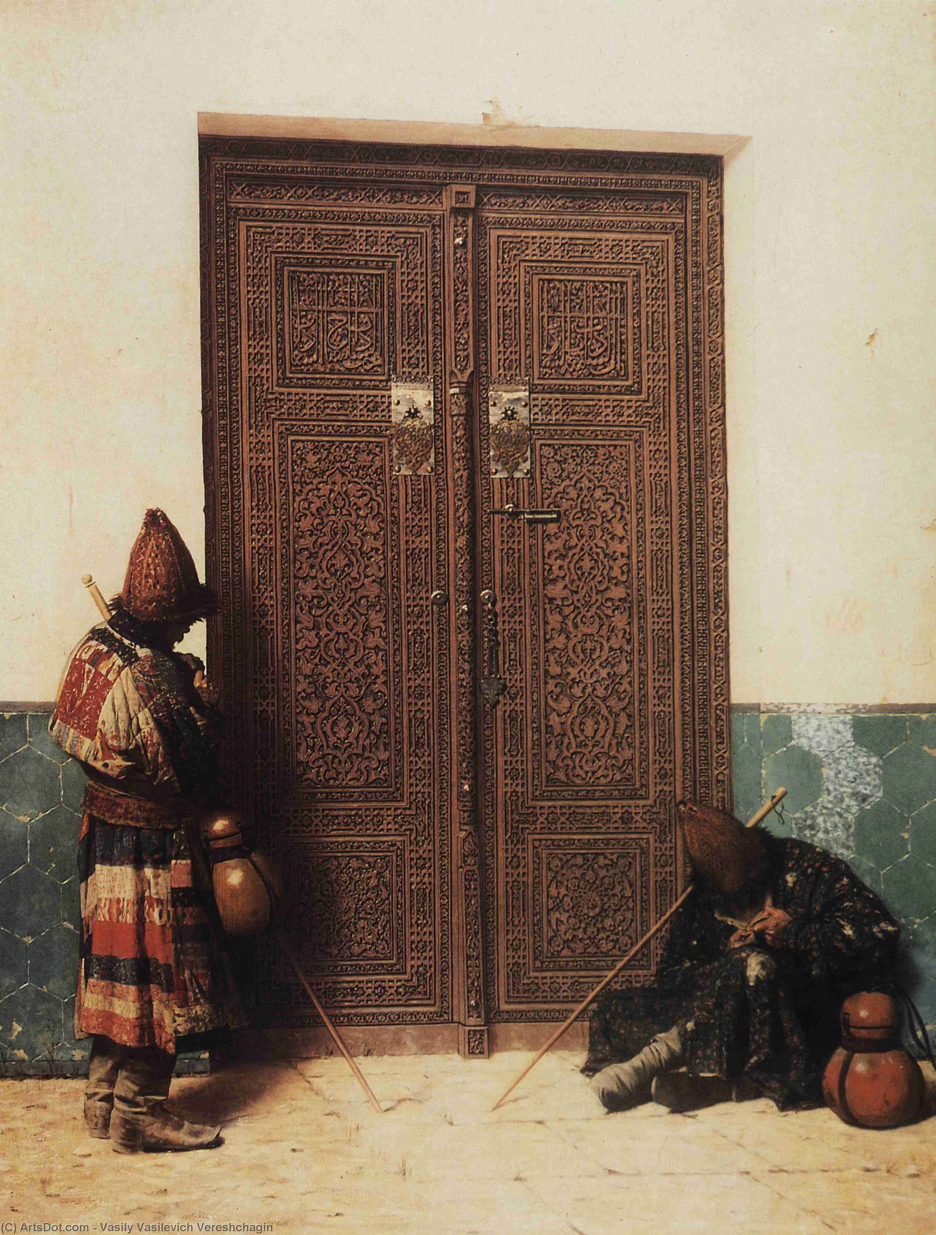 At The Door Of A Mosque — ヴァシリー・ワシリエヴィチ・ヴェレシャヒン