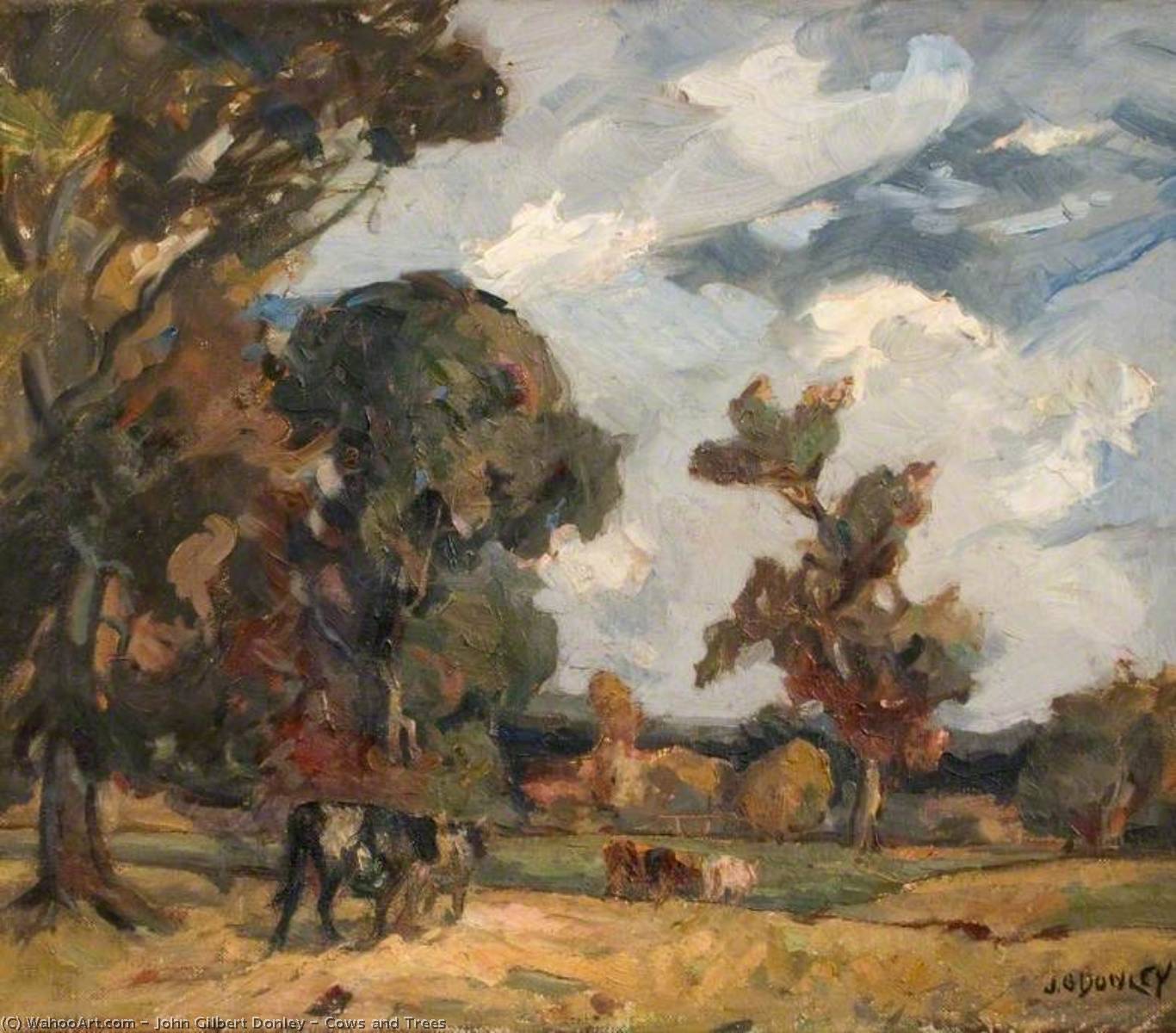 Cows And Trees — John Gilbert Donley