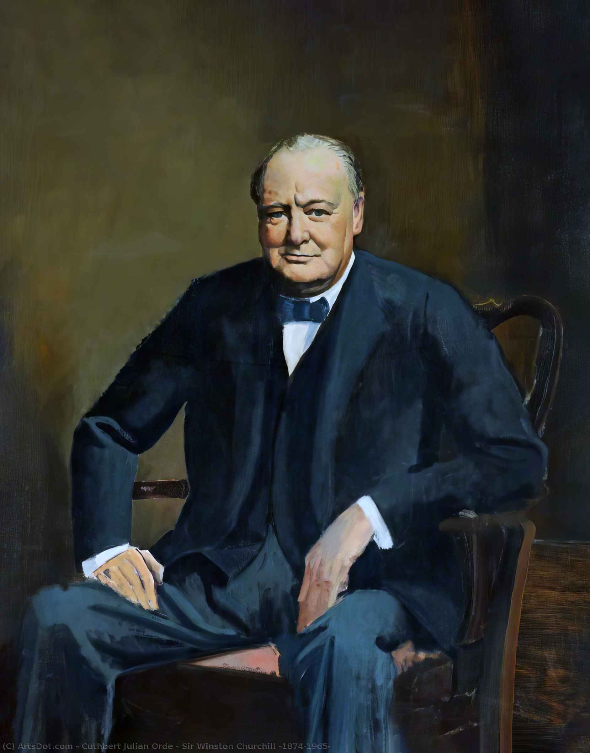 Sir Winston Churchill (1874-1965) — Cuthbert Julian Orde