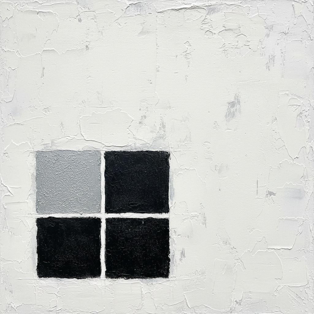 Monolithic Fragments In Charcoal And White: A Singular Study Of Sculptural Silence — Laurent Vionnet