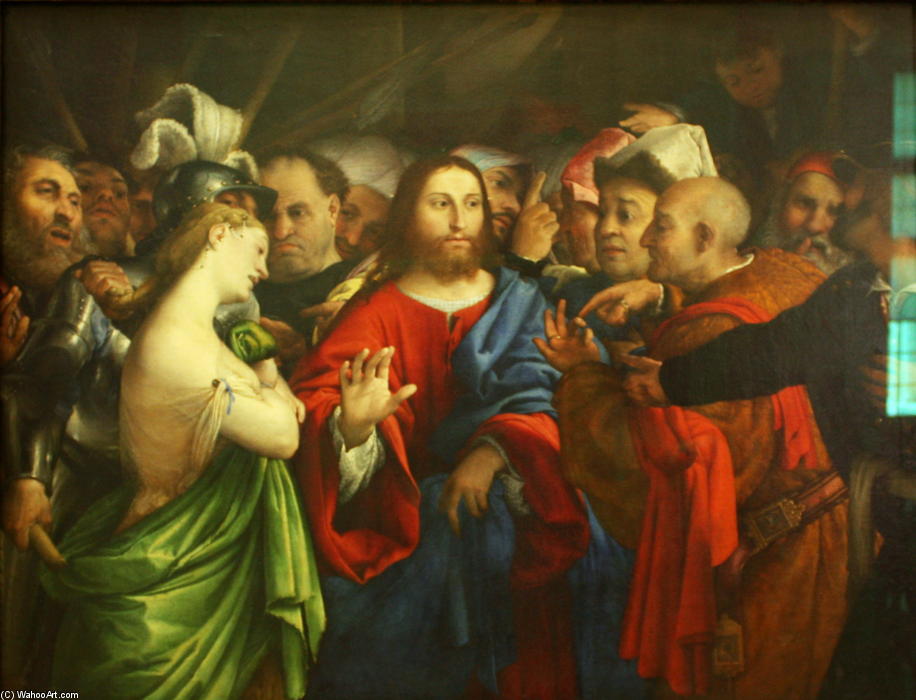 Christ And The Adulteress — Lorenzo Lotto