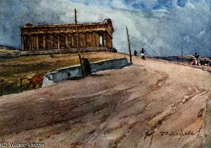 The Temple Of Theseus From The North-west — John Fulleylove