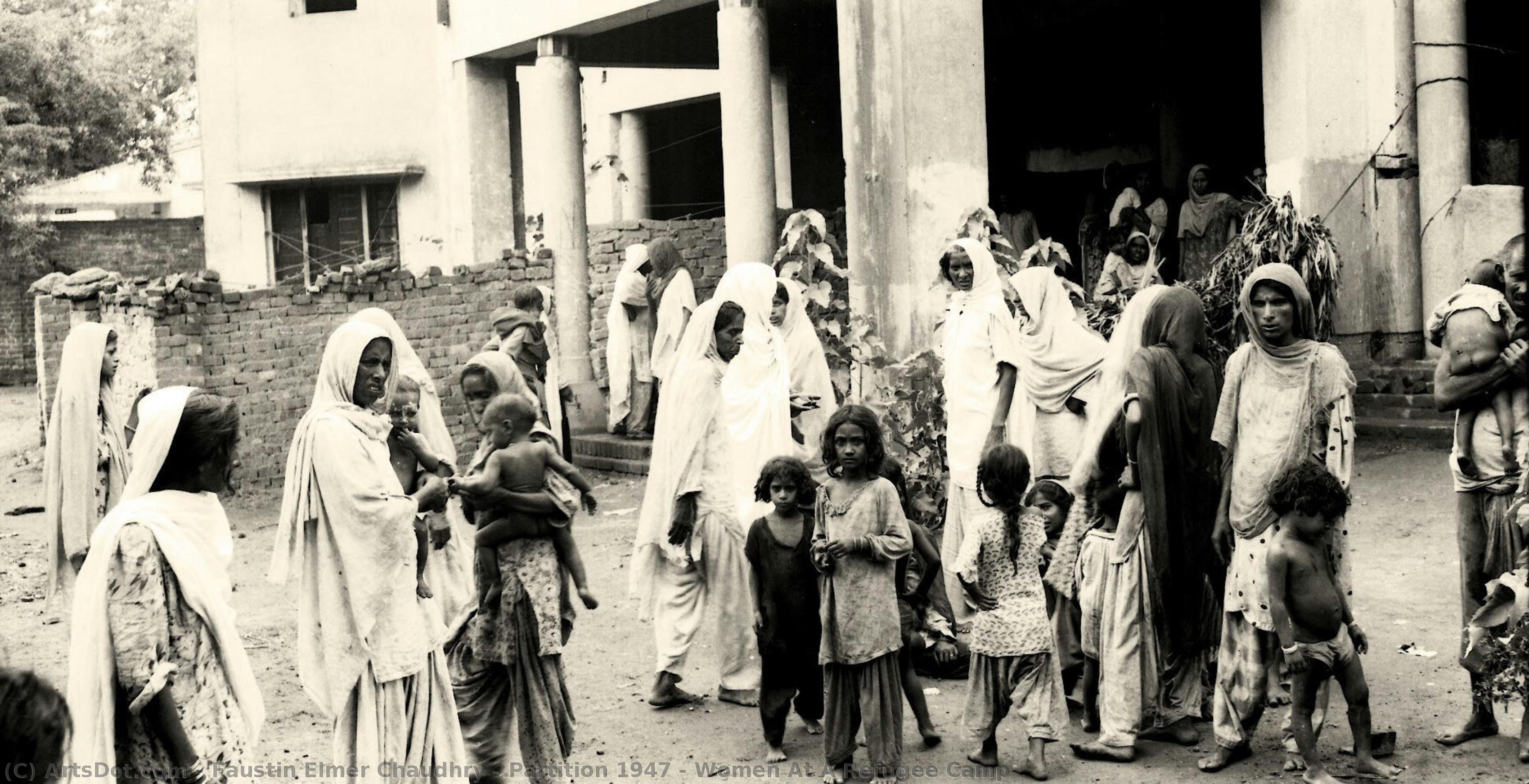 Partition 1947 - Women At A Refugee Camp — Faustin Elmer Chaudhry