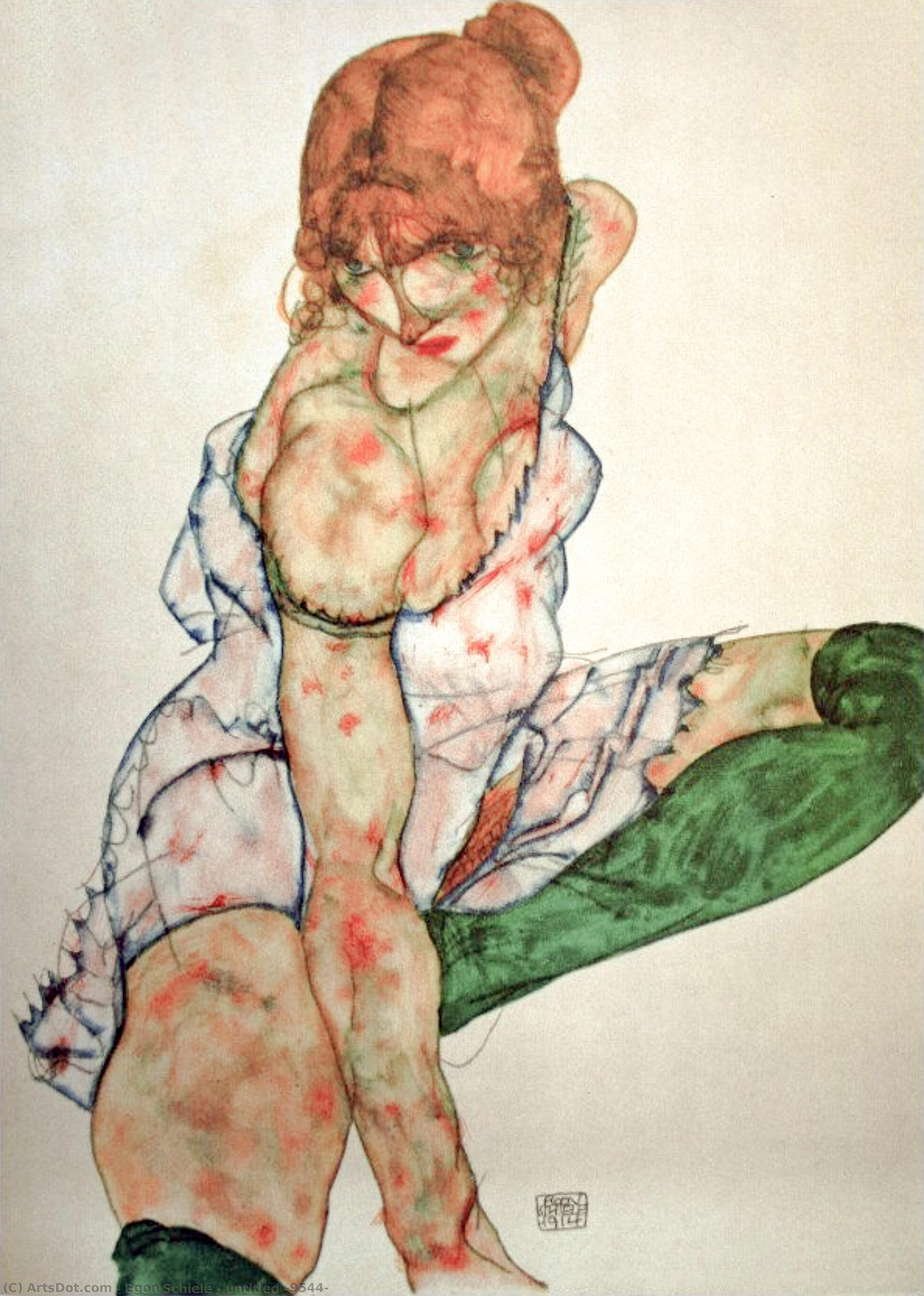 Untitled (9544) — Egon Schiele