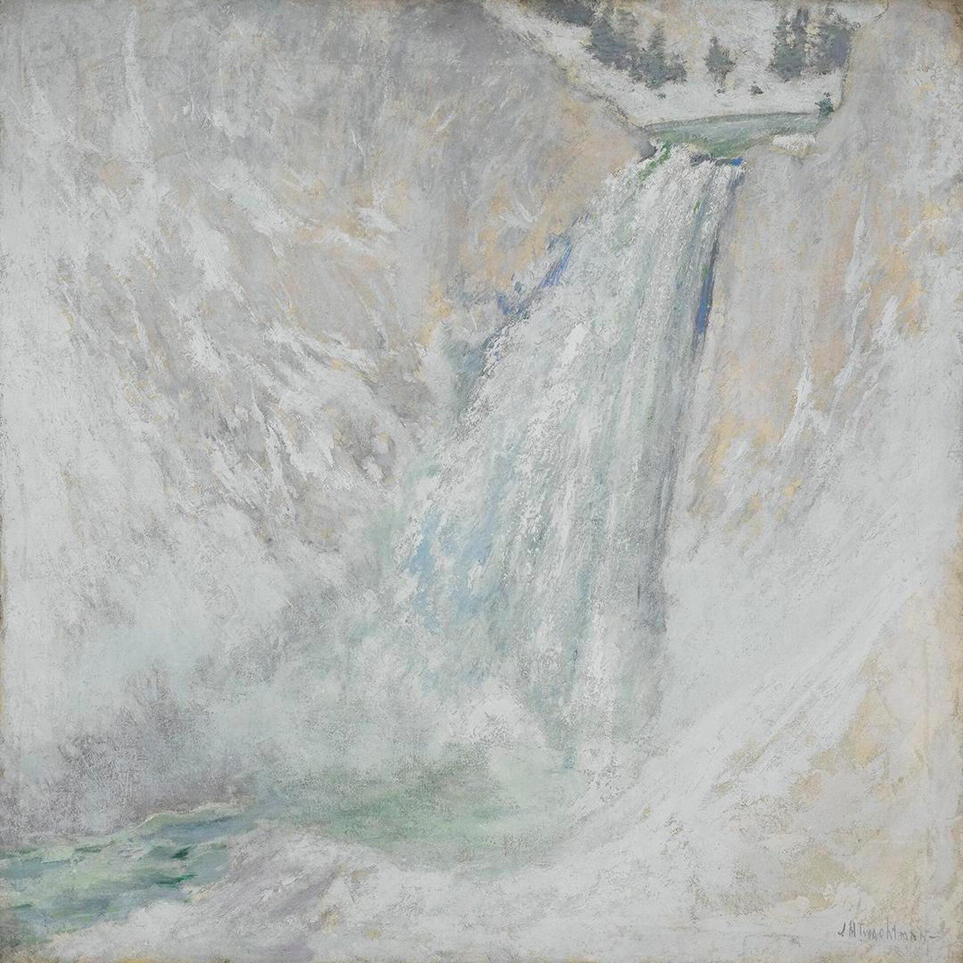 Lower Falls Of The Yellowstone — John Henry Twachtman