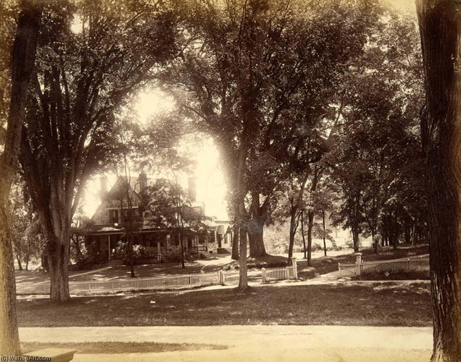 The Stone Cottage, From The Album Views Of Charlestown, New Hampshire — Gotthelf Pach