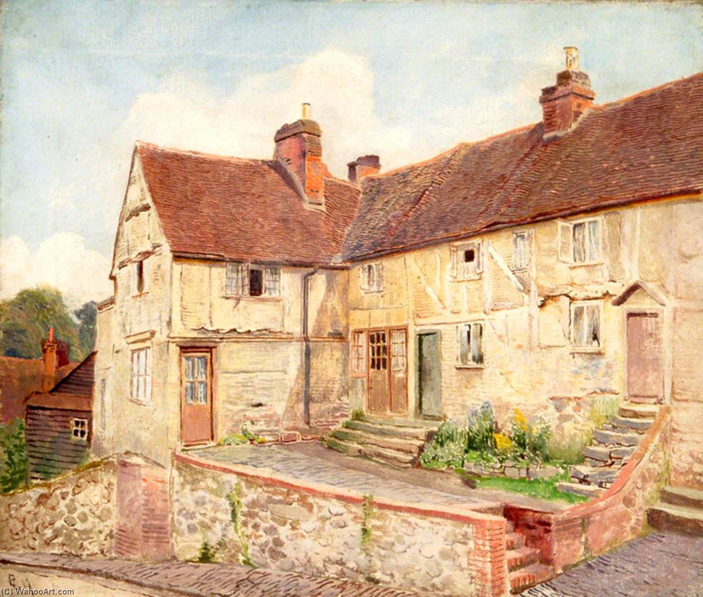 Streeters, Terrace And Huddle Cottages, High Street, Oxted, Surrey — Ernest C Christie