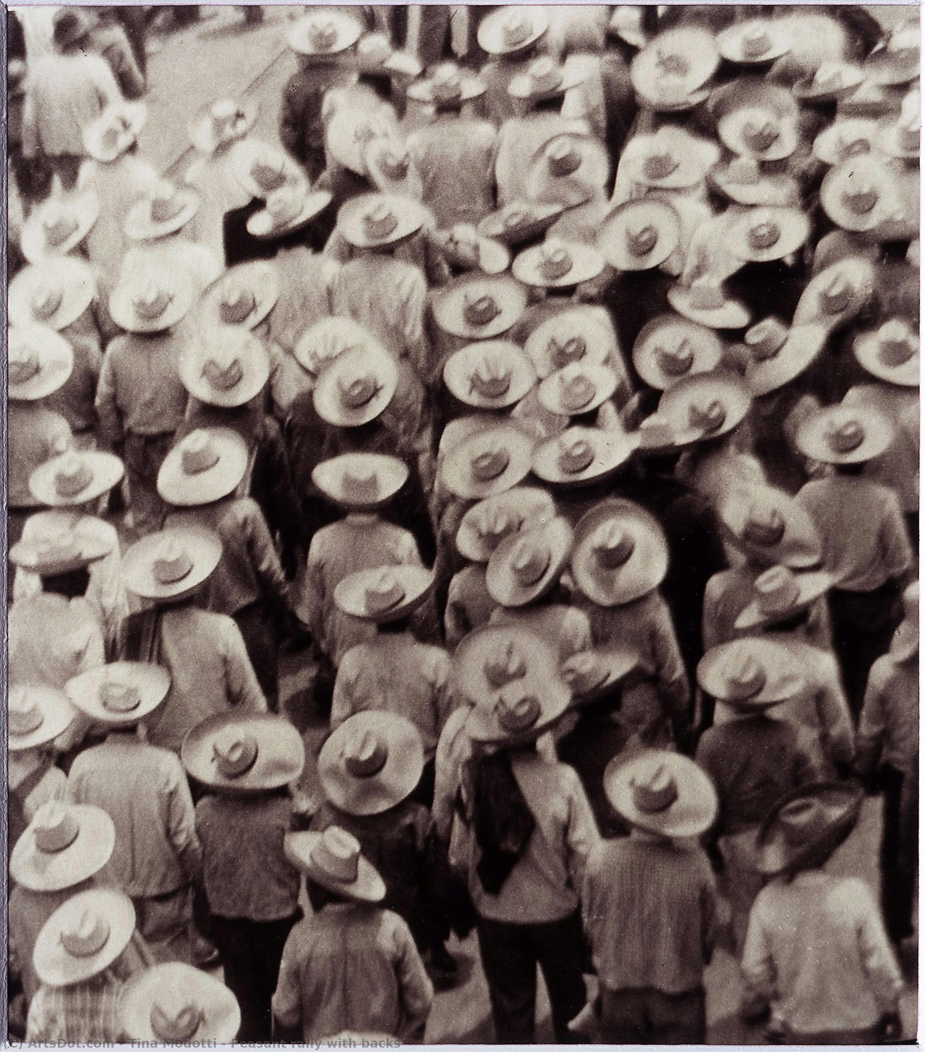 Peasant Rally With Backs — Тина Модотти