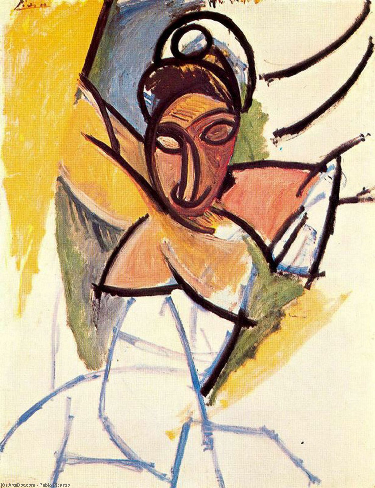 A Girl From Avignon — Pablo Picasso