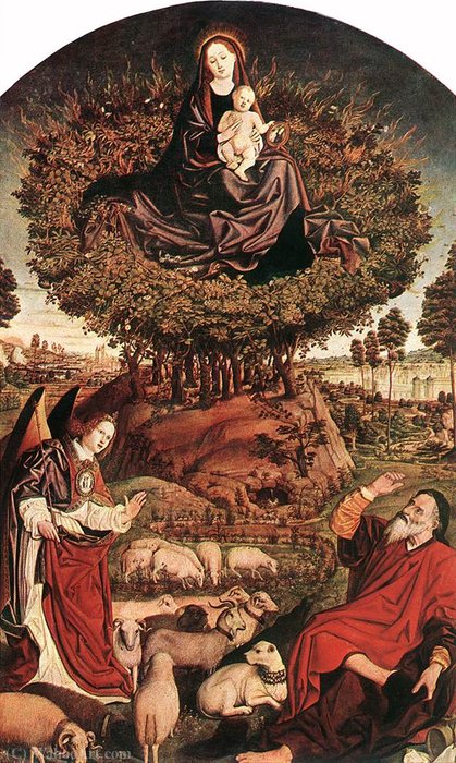 Moses And The Burning Bush, Nicholas Froment — Nicolas Froment