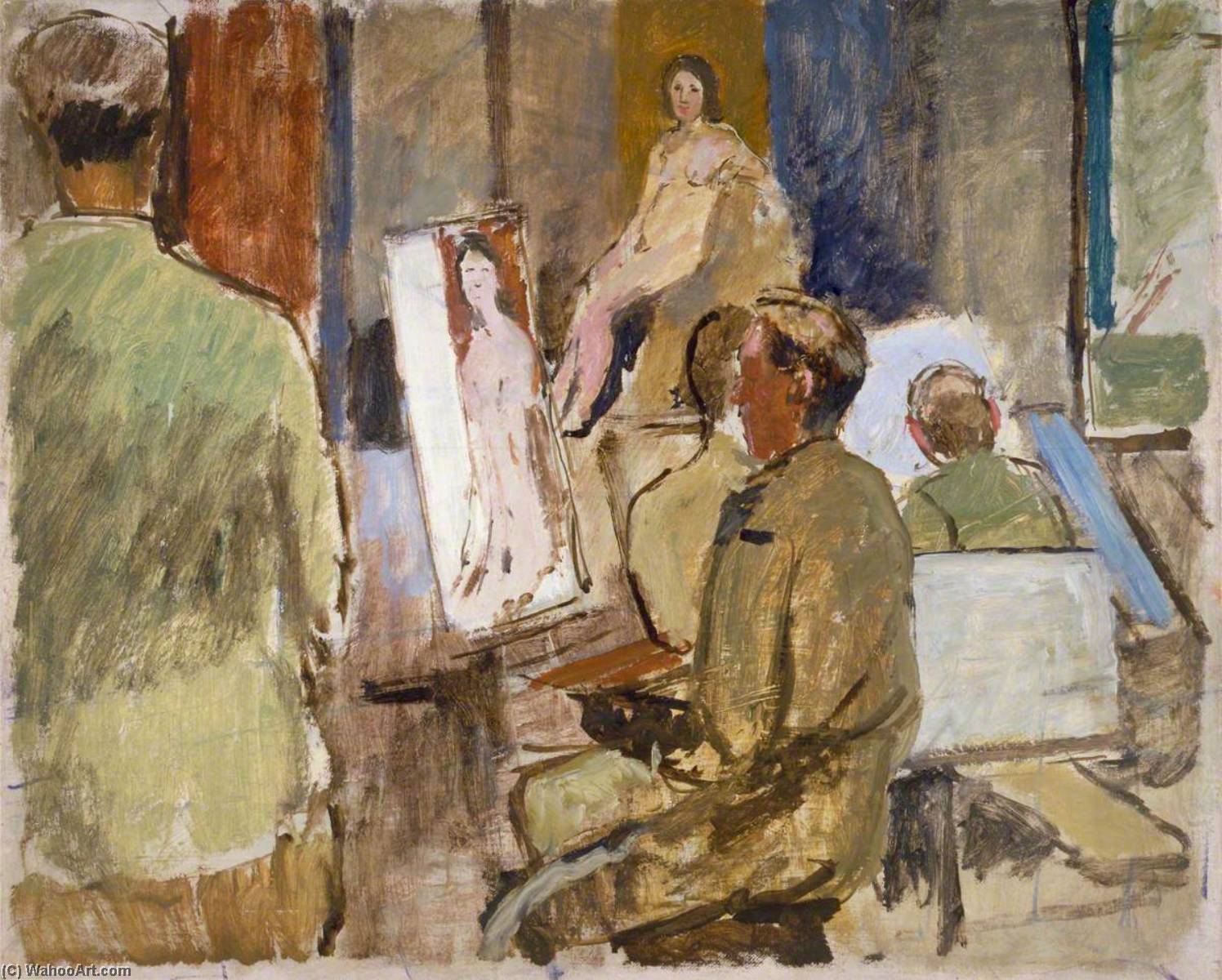 The Life Class, Formation College Arts Wing, Florence — Carel Victor Morlais Weight