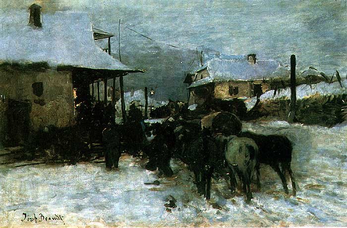 Halt In A Small Town — Josef Von Brandt