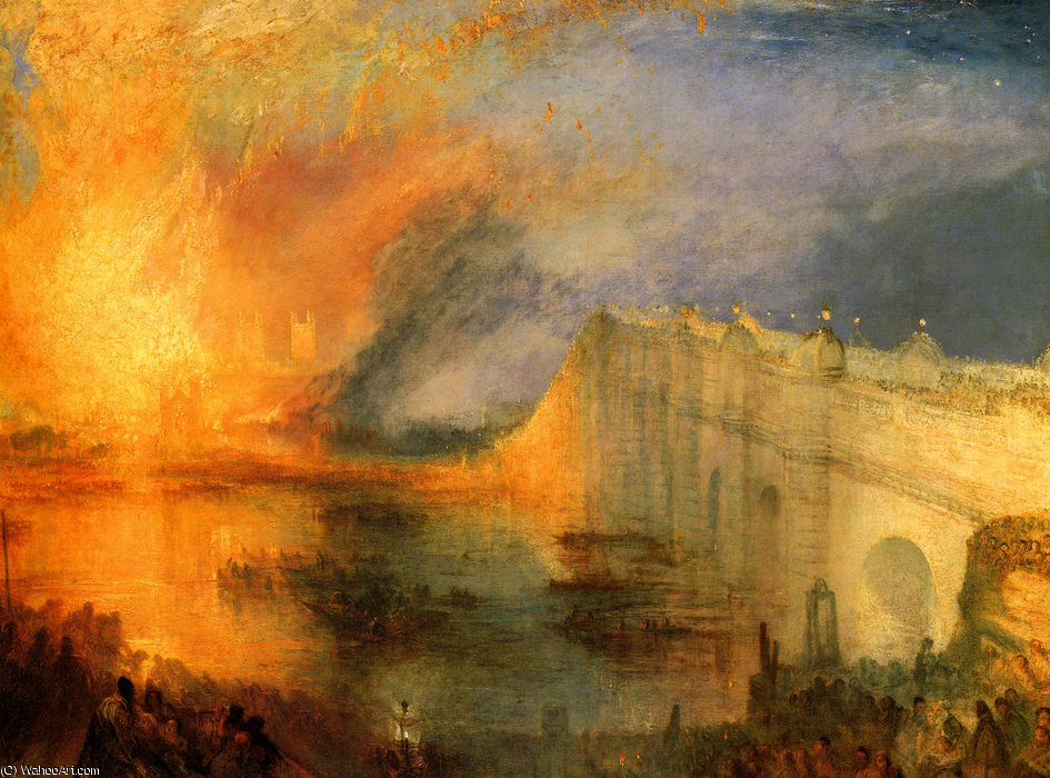 The Burning Of The Hause Of Lords And Commons — Joseph Mallord William Turner