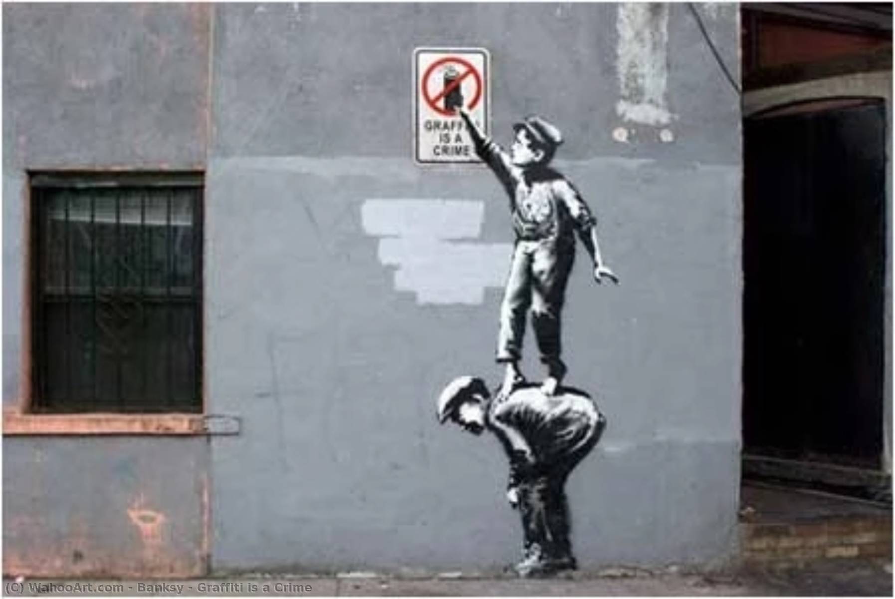 Graffiti Is A Crime — Banksy